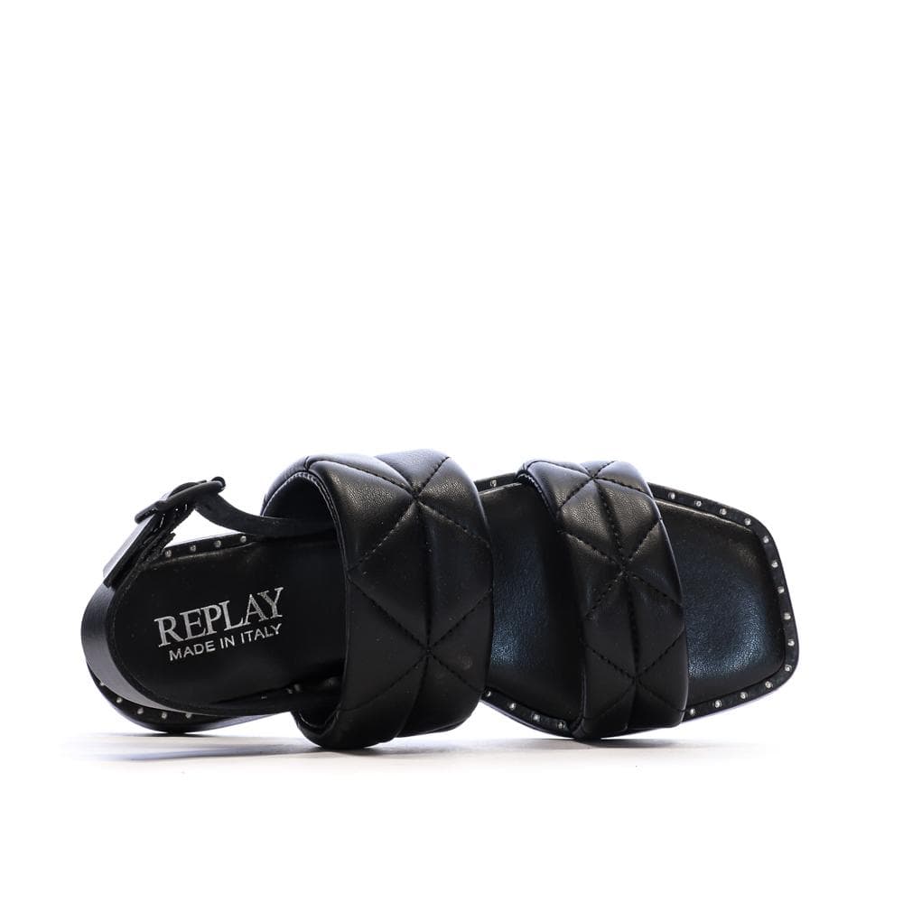 Sandales Noir Femme Replay Betty Padded 4
