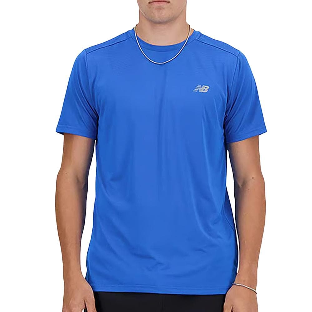 T-shirt Bleu Homme New Balance Run 22 1