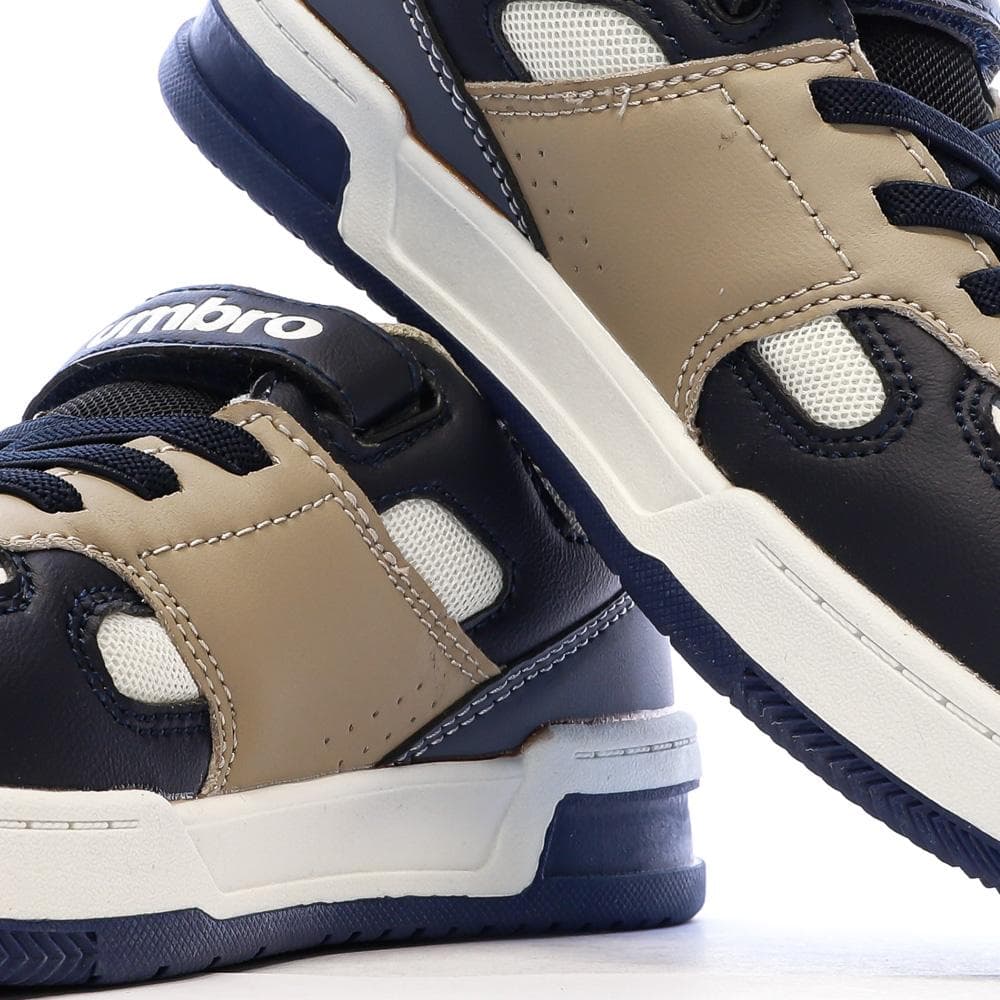 Baskets Blanches/Marine/Noires Garçon Umbro Travys 7
