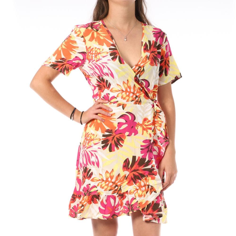 Robe Beige/Rose Femme Only Marlie Wrap 1