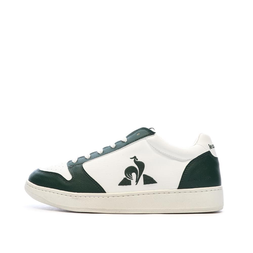 Baskets Blanc/Vert Mixte Le Coq Sportif Terra 1