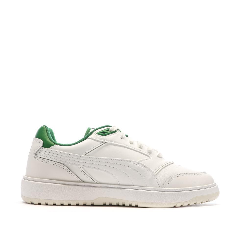 Baskets Blanches/Vertes Homme Puma Doublecourt03 2
