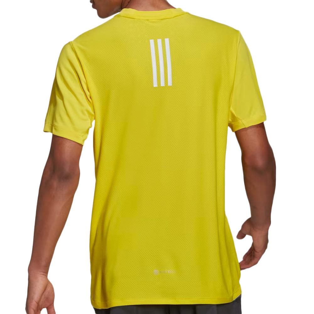T-shirt Jaune Homme Adidas HJ9773 2