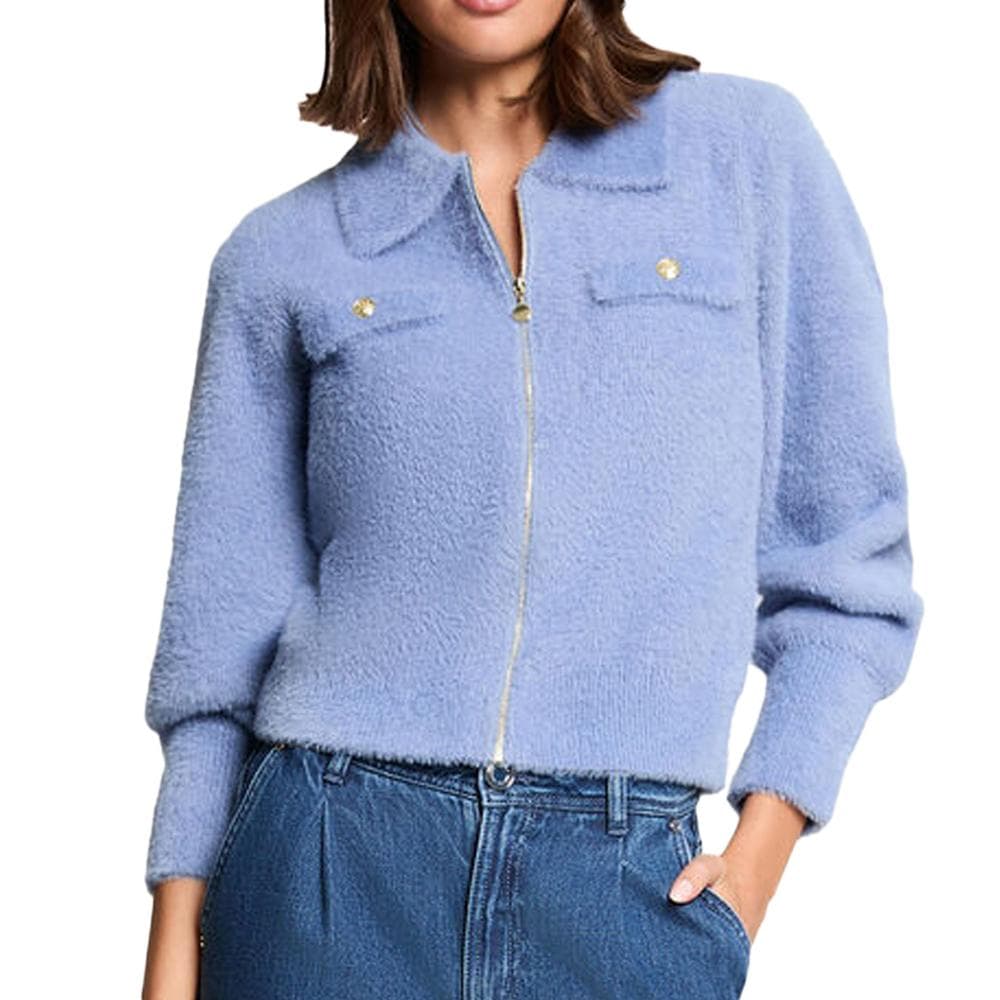 Gilet Zippé Bleu Femme Morgan DOMI 1