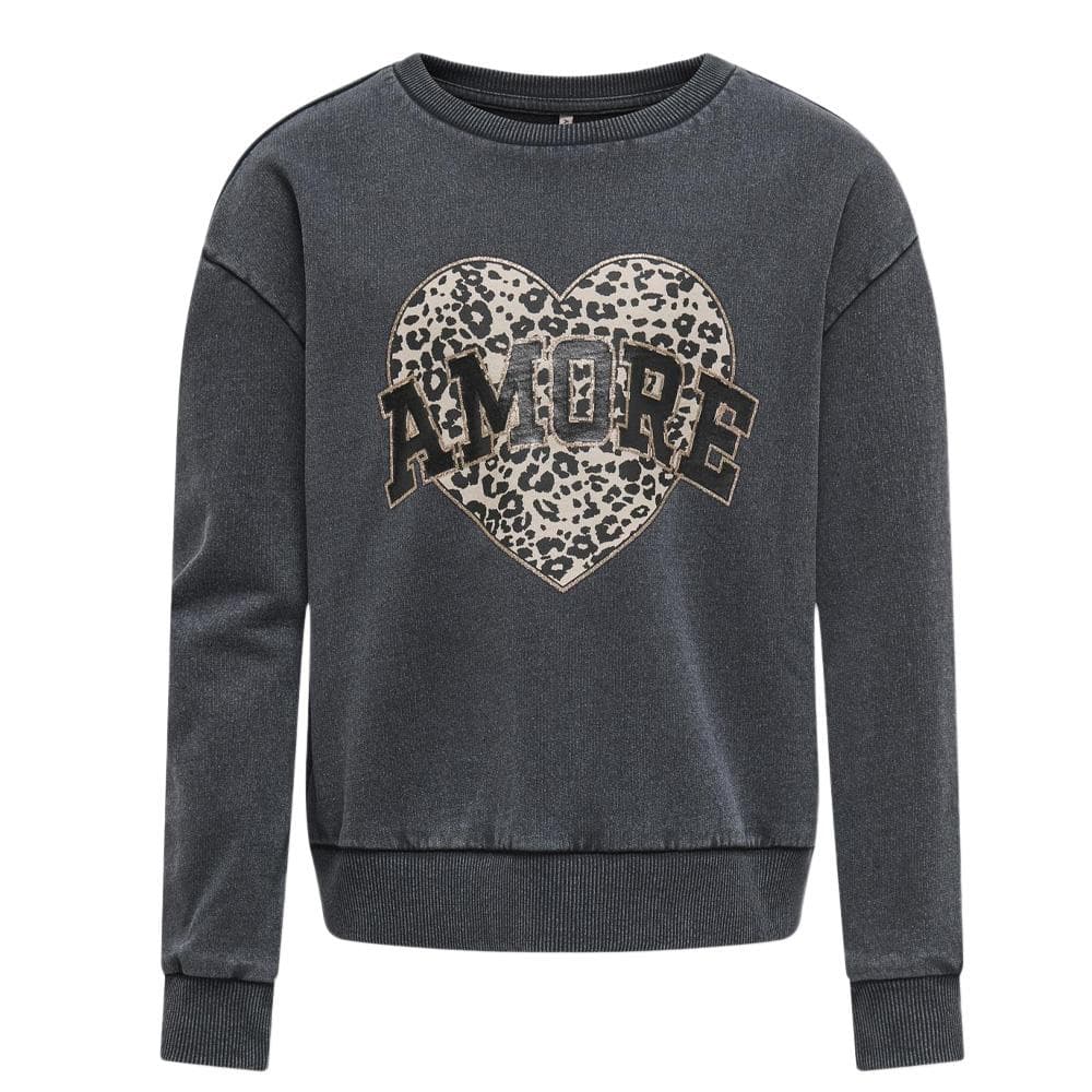 Sweat Gris Fille Kids ONLY Gruna 2