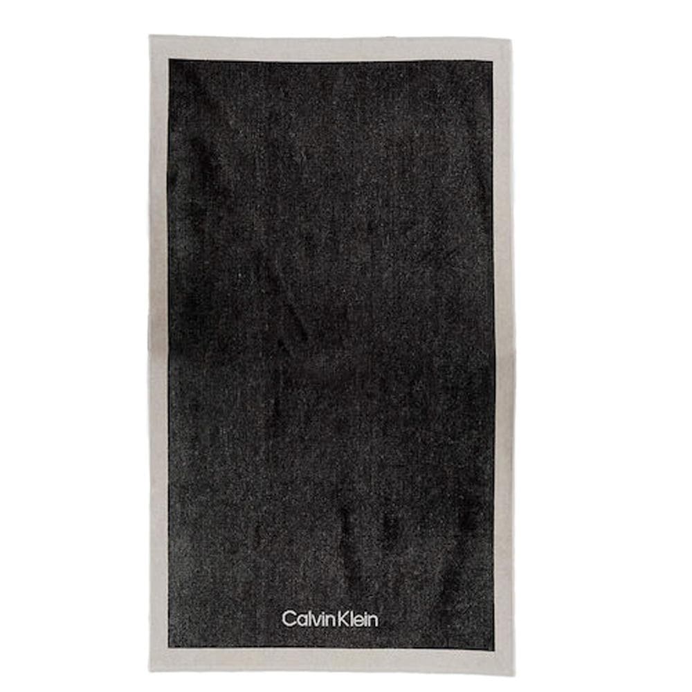 Serviette Noir Homme/Femme Calvin Klein Jeans Towel 1
