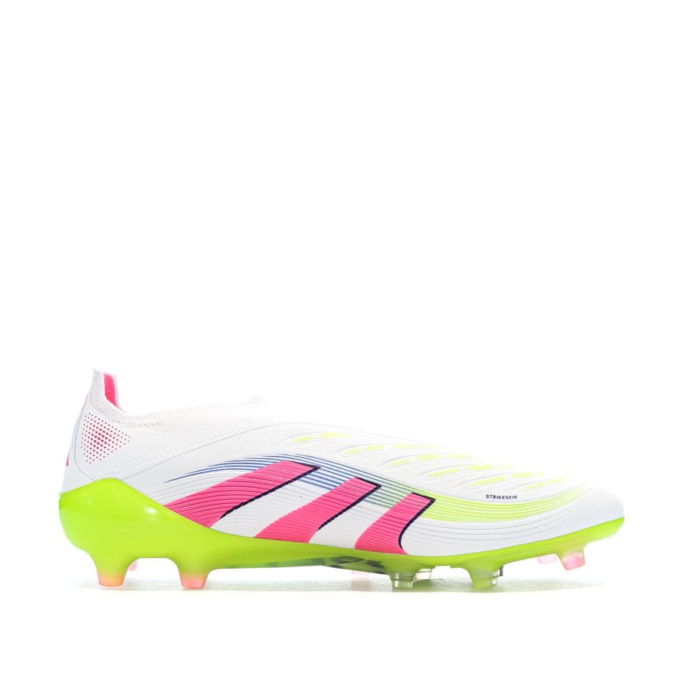 Chaussures de Foot Blanc/Rose Homme Adidas Predator Elite Ll AG 2