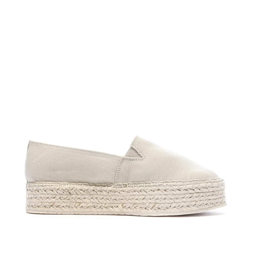 Espadrilles Ecru Femme Calvin Klein Jeans Flatform 2