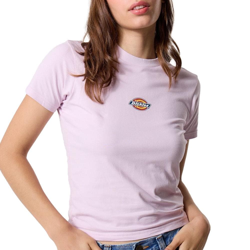 T-Shirt Rose Femme Dickies Maple 1