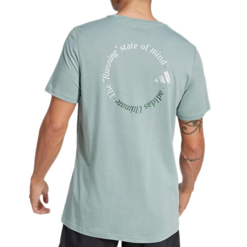 T-Shirt Vert Homme Adidas Ulti 2