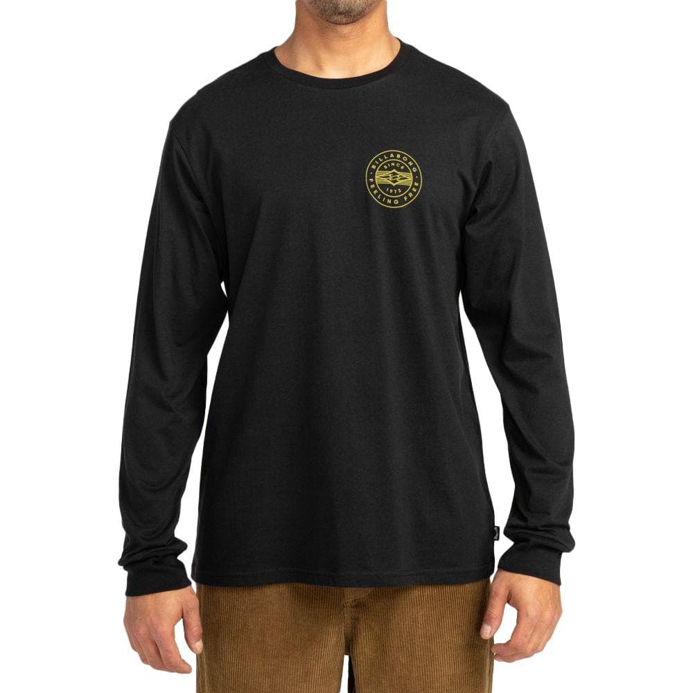T-Shirt Manches Longues Noires Homme Billabong Stamp 1