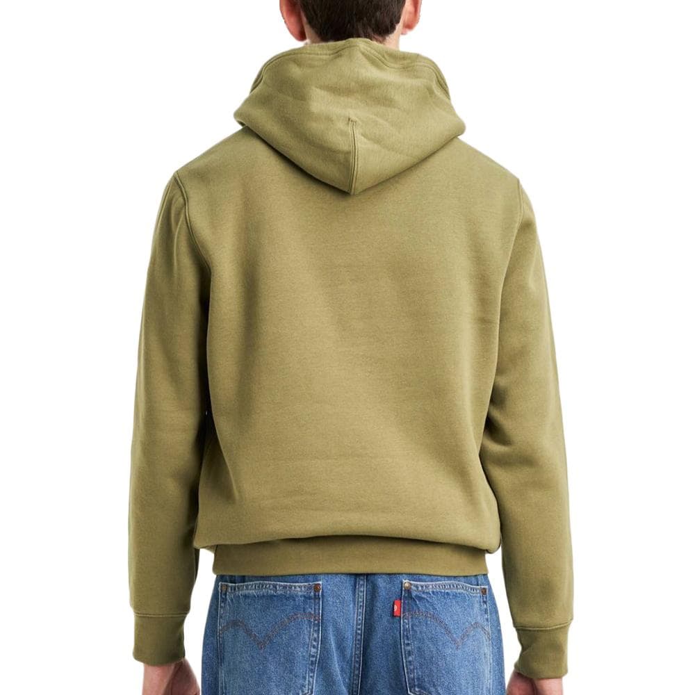 Sweat à Capuche Kaki/Rouge Homme Levi's Fleece 2