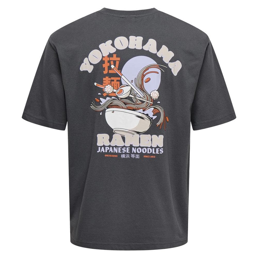 T-Shirt Gris Homme Only & Sons Tristan 2