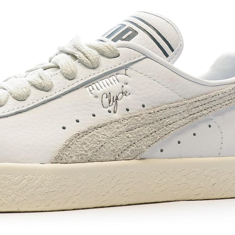 Baskets Blanc/Gris Homme Puma Clyde Q3 Rhuigi 7