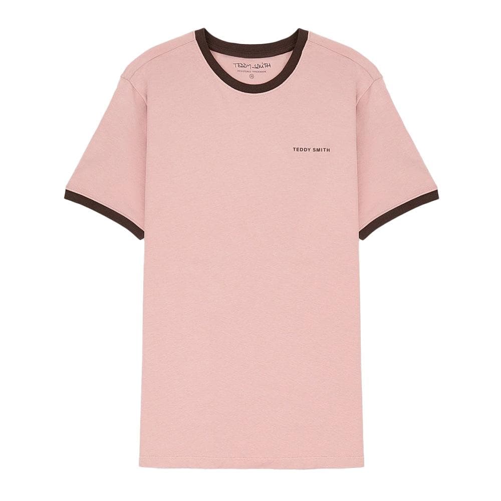 T-Shirt Rose Homme Teddy Smith Tee 2 1