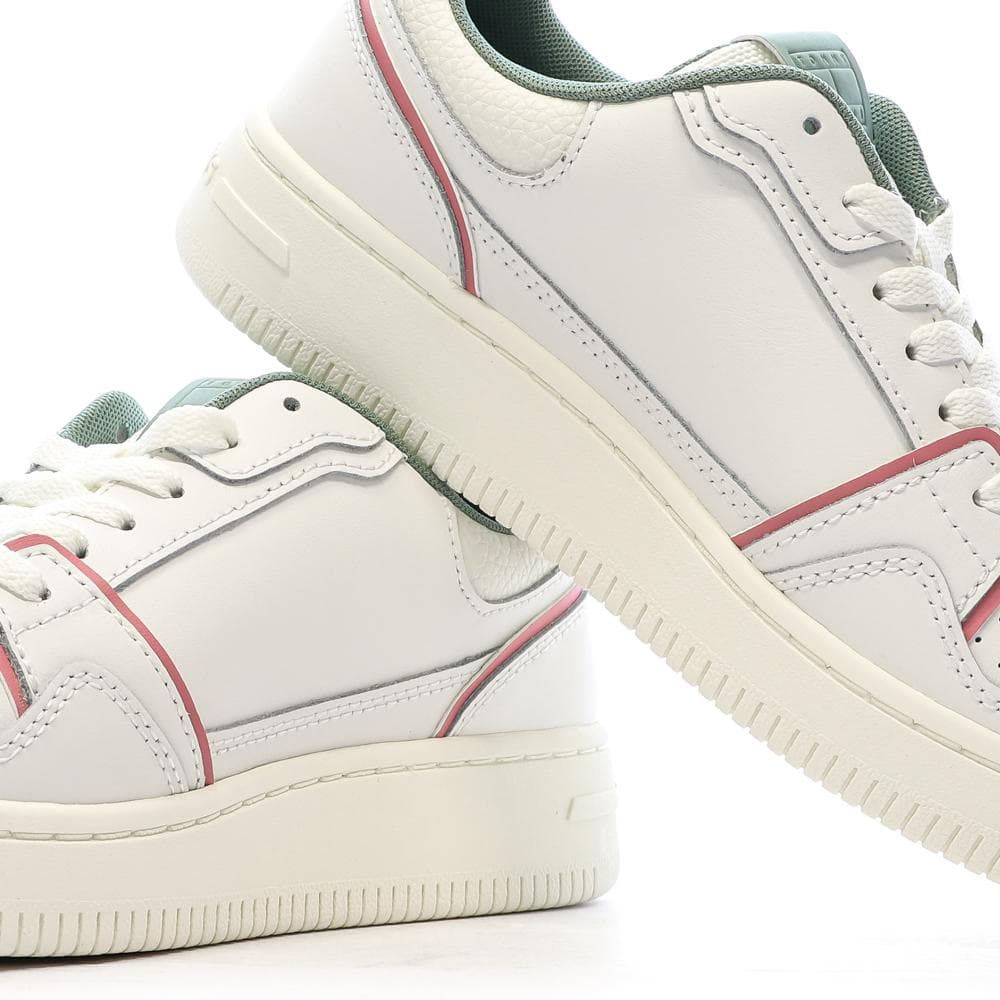 Baskets Blanches/Roses Femme Tommy Hilfiger Retro 7