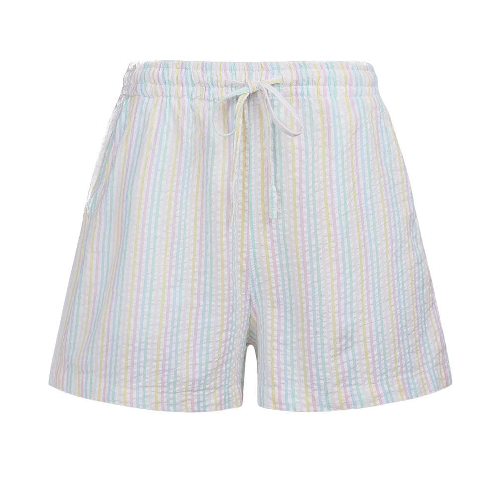 Short à Rayures Blanc Femme Teddy Smith Sublima 1