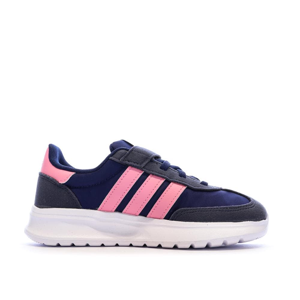 Baskets Marines/Roses Fille Adidas Run 70s 2