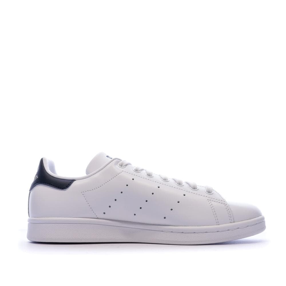 Baskets Stan Smith Blanches/Marines Homme Adidas M20325 2