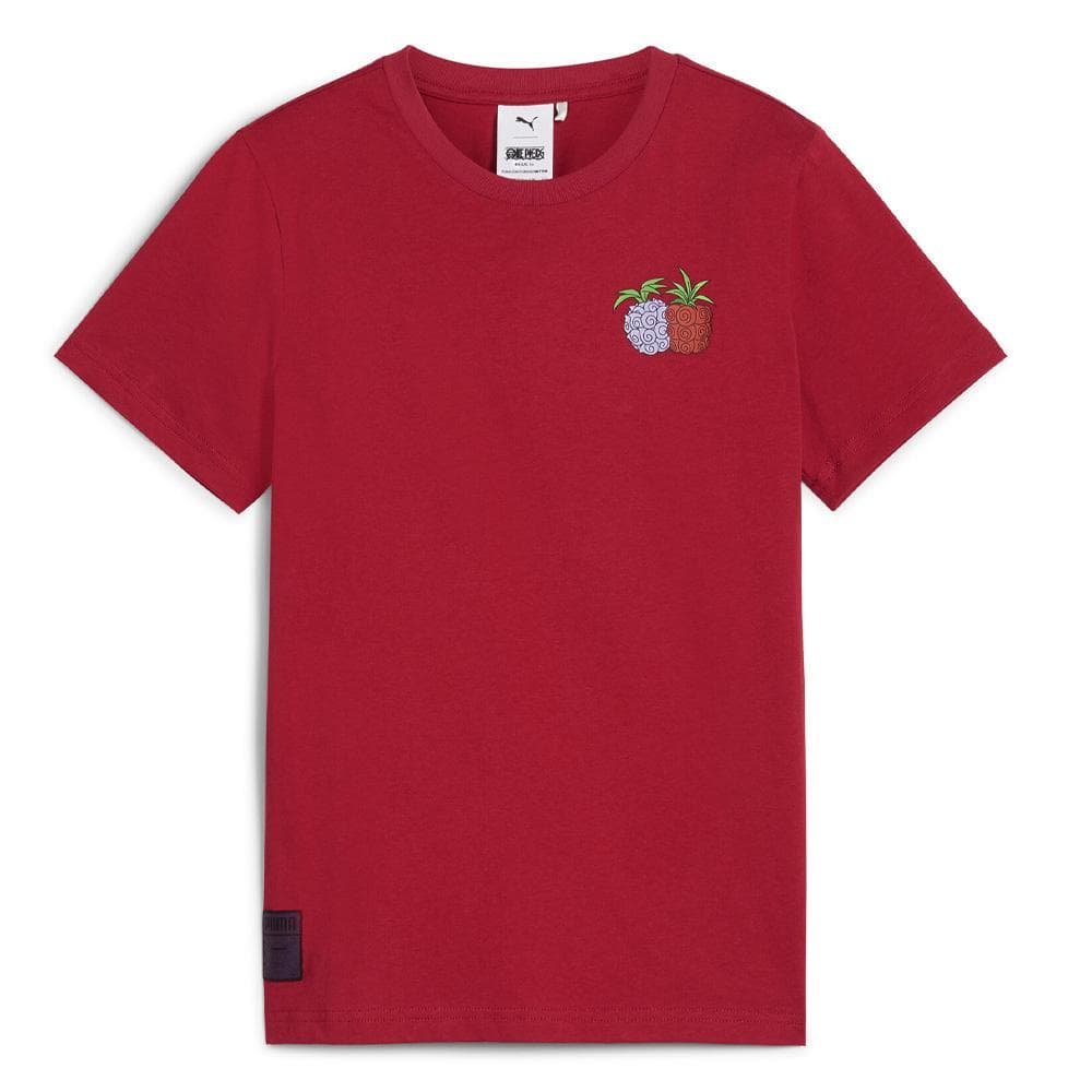 T-Shirt Rouge Garçon Puma X One Piece Graphic 1