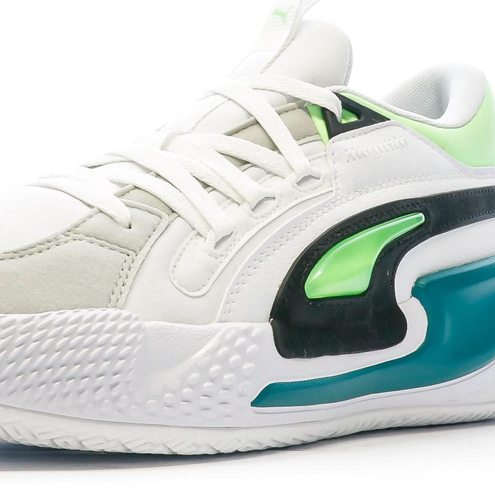 Chaussures de Basket Blanche/Bleu Homme Puma 378051-01 7