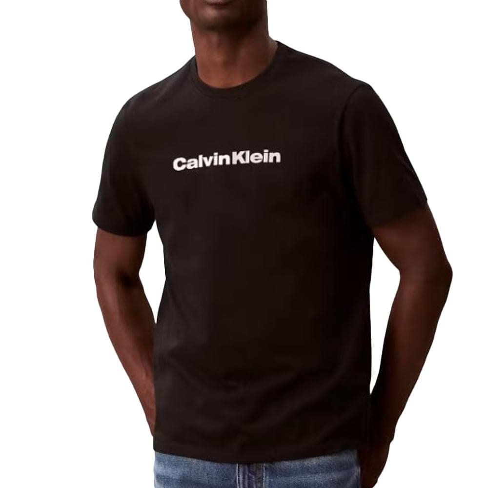 T-Shirt Noir Homme Calvin Klein Jeans 30s Eu Wholesale 1