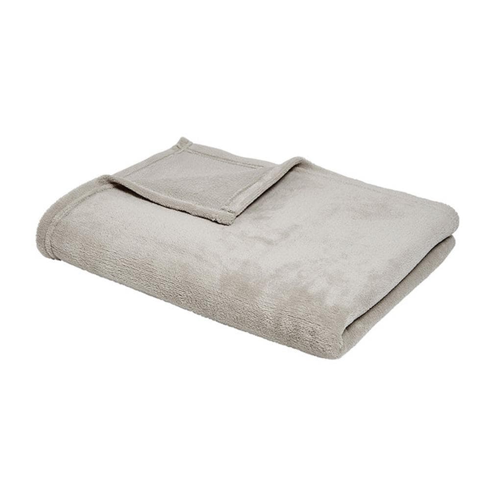 Plaid Gris Today Plaid Xl Moelleux 150x200 1