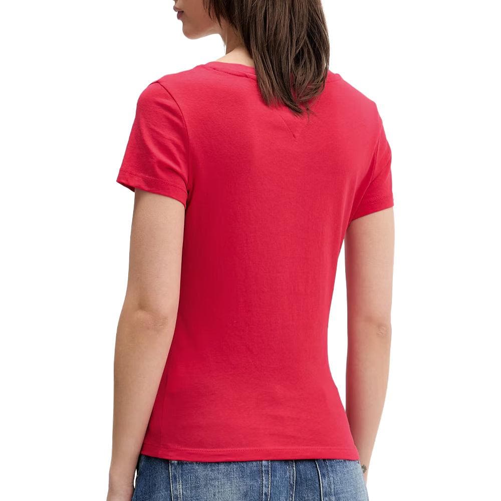 T-shirt Rouge Clair Femme Tommy Hilfiger Aruba 120 2