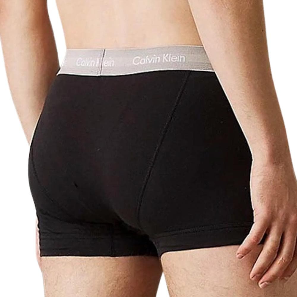 x3 Boxers Noir/Rouge Homme Calvin Klein Jeans Trunk 1 3