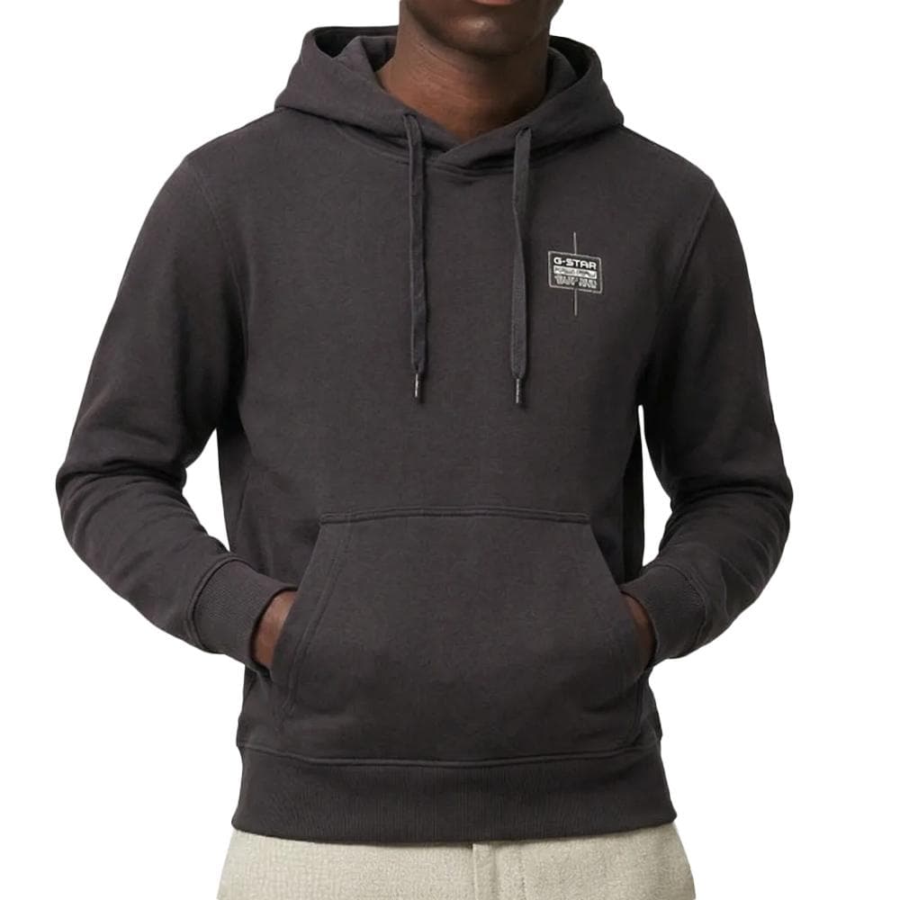 Sweat Gris Homme G-Star RAW Logo Hooded 1