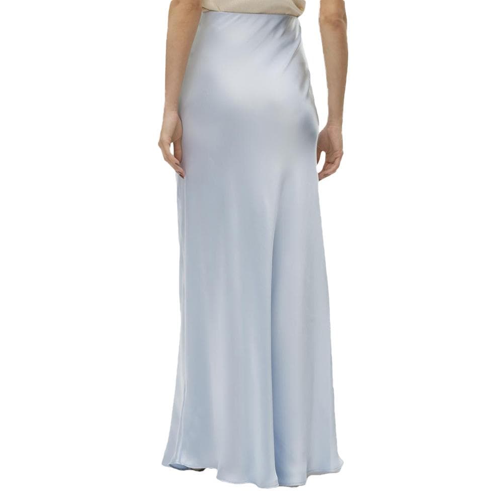 Jupe longue taille haute Bleu Vero Moda Beatrice 2