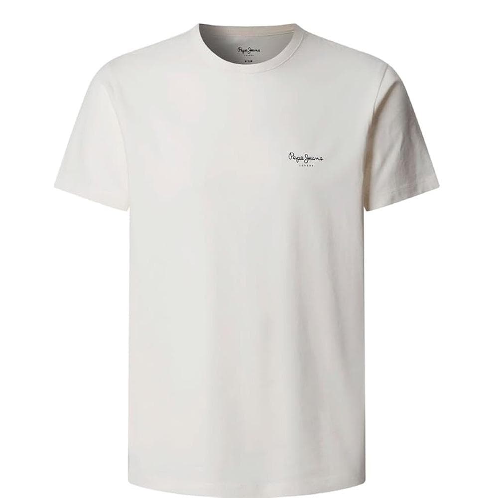 T-Shirt Blanc Homme Pepe jeans Originalss 1