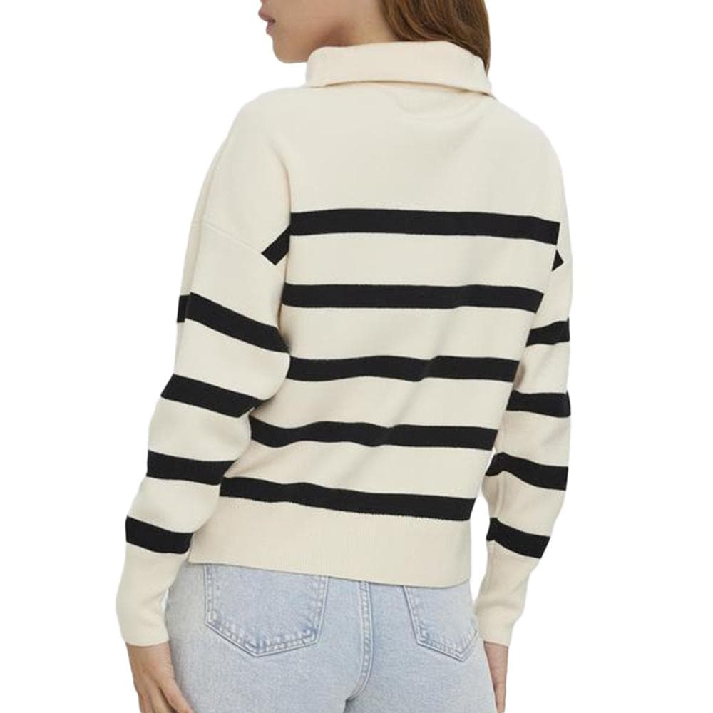 Pull Beige/Noir Femme Vero Moda Saba 2