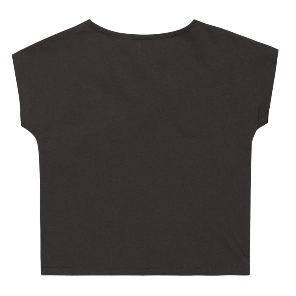 T-shirt Noir Fille Roxy There Is Life Coquillage 2