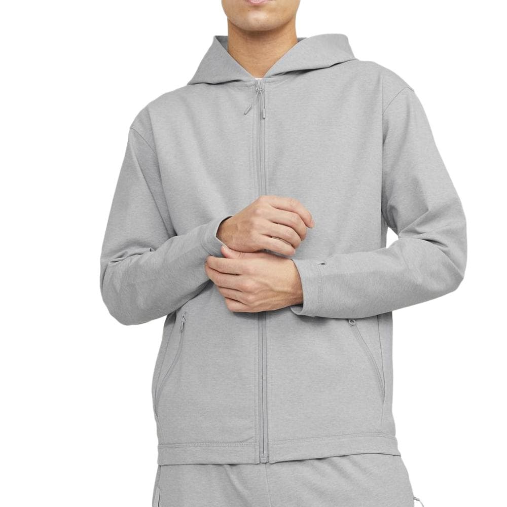 Sweat Gris à capuche Homme Jack & Jones Cloud 1