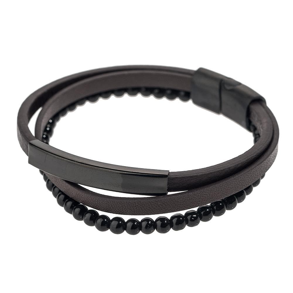 Bracelet Noir Homme Geographical Norway 315107 1