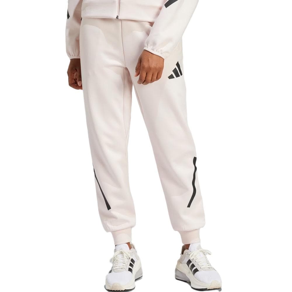 Jogging Rose/Noir Femme Adidas JF4788 1