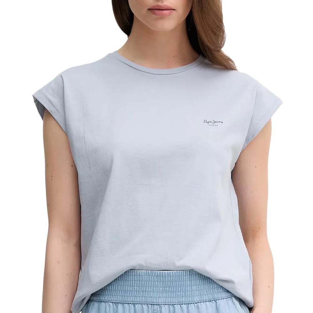 T-shirt Bleu Femme Pepe jeans Blooma 1