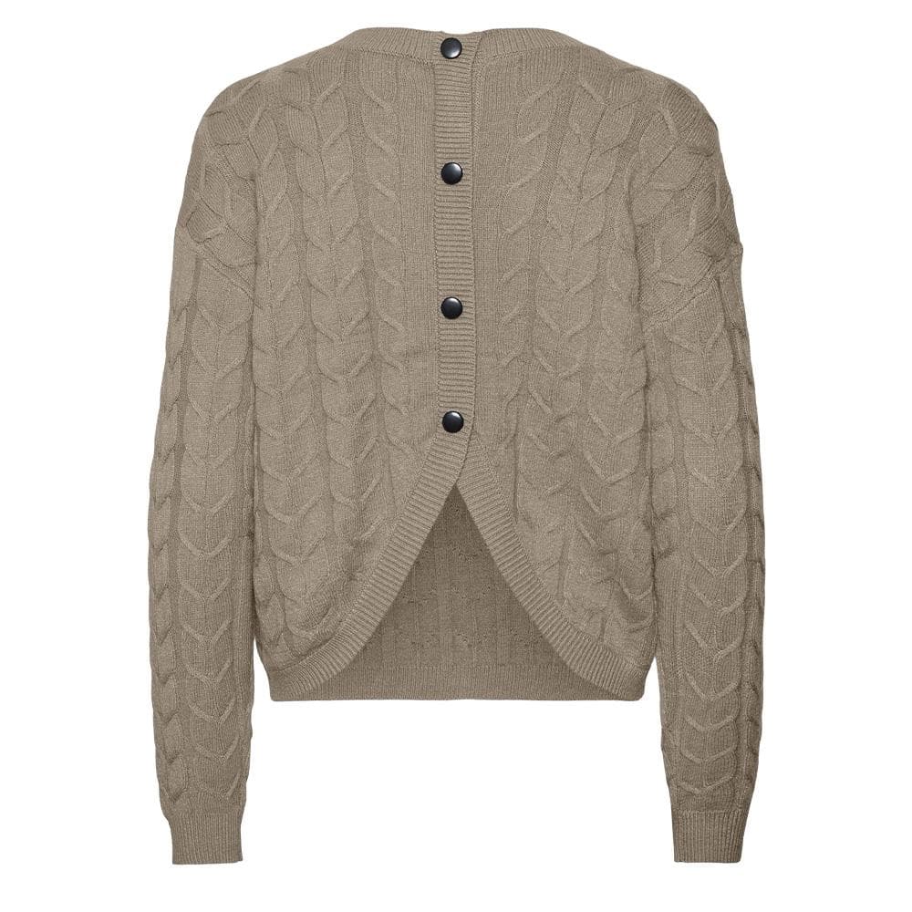 Pull Taupe Femme Vero Moda Tilda 2