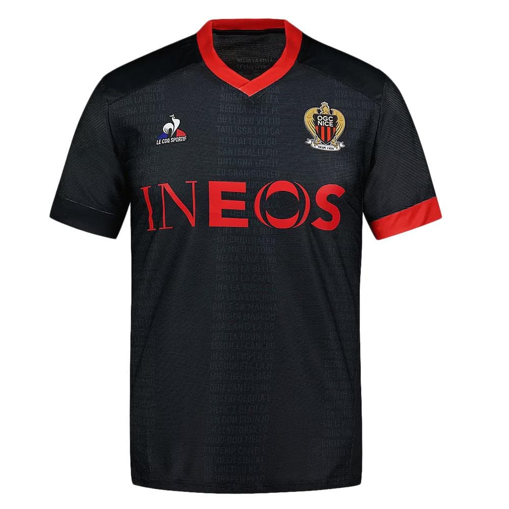 OGC Nice Maillot d'entrainement Noir Le Coq Sportif 2024/2025 1