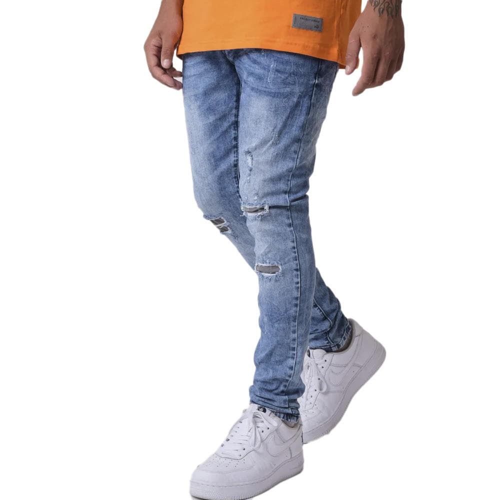 Jean Slim Bleu Homme Project X Paris 2090023 1