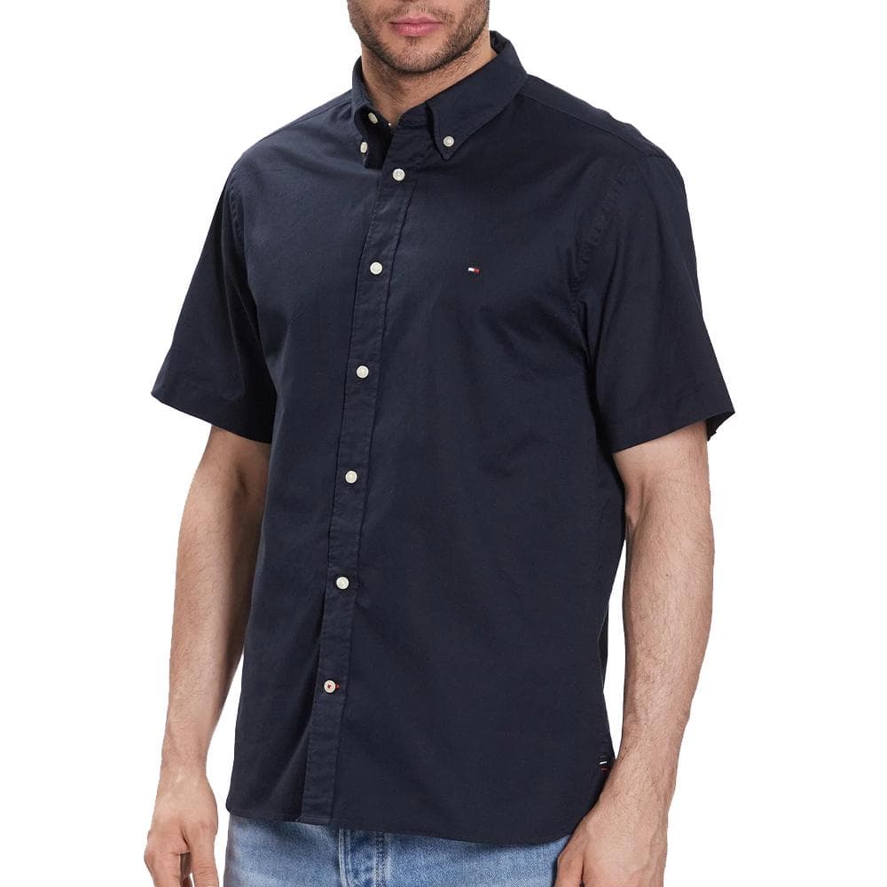 Chemise Marine Homme Tommy Hilfiger Flex Poplin 1