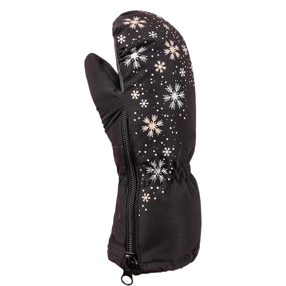 Moufles de Ski Noir à Motifs Fille Cairn Colomby 1