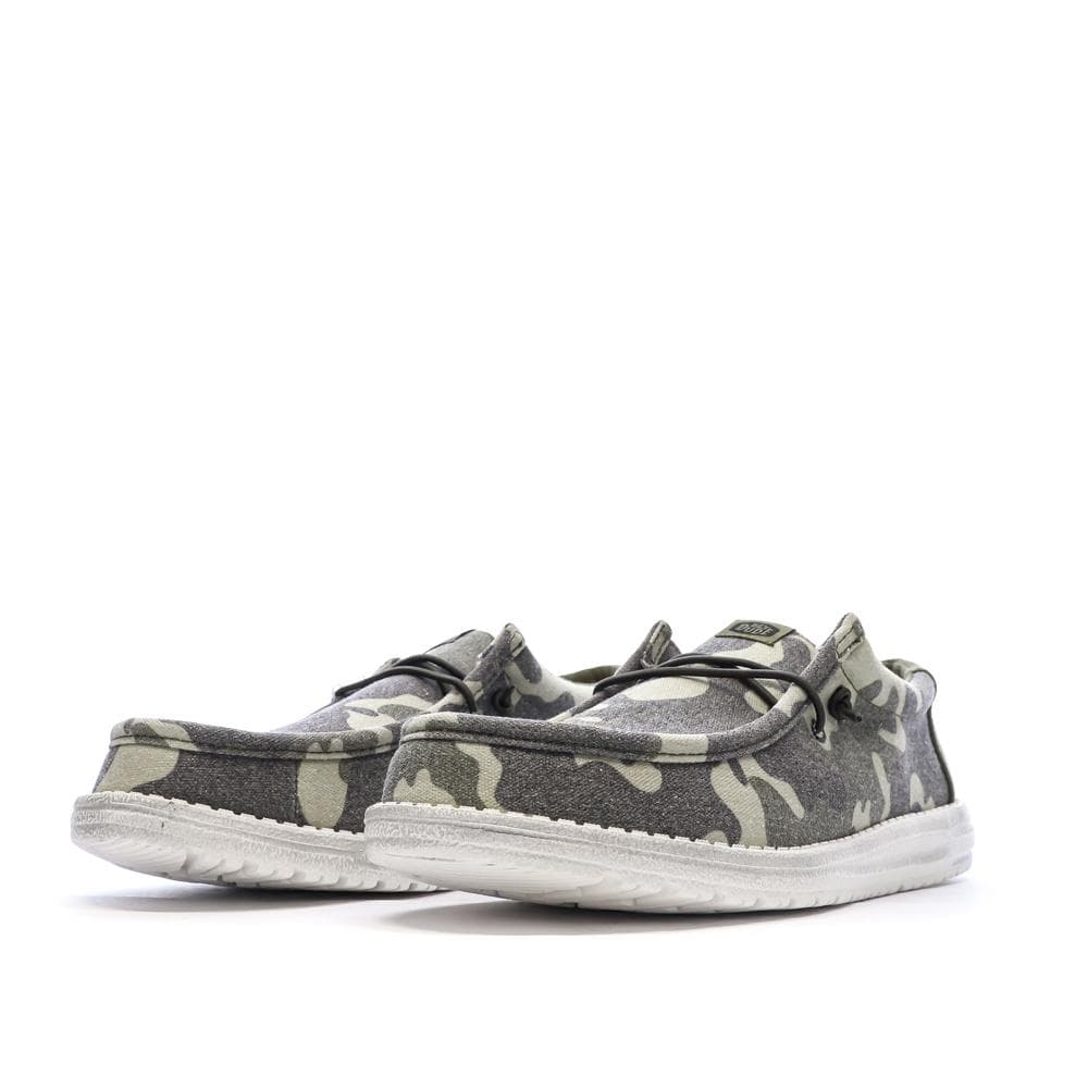 Chaussures Militaire Kaki Homme Hey Dude Camo 6