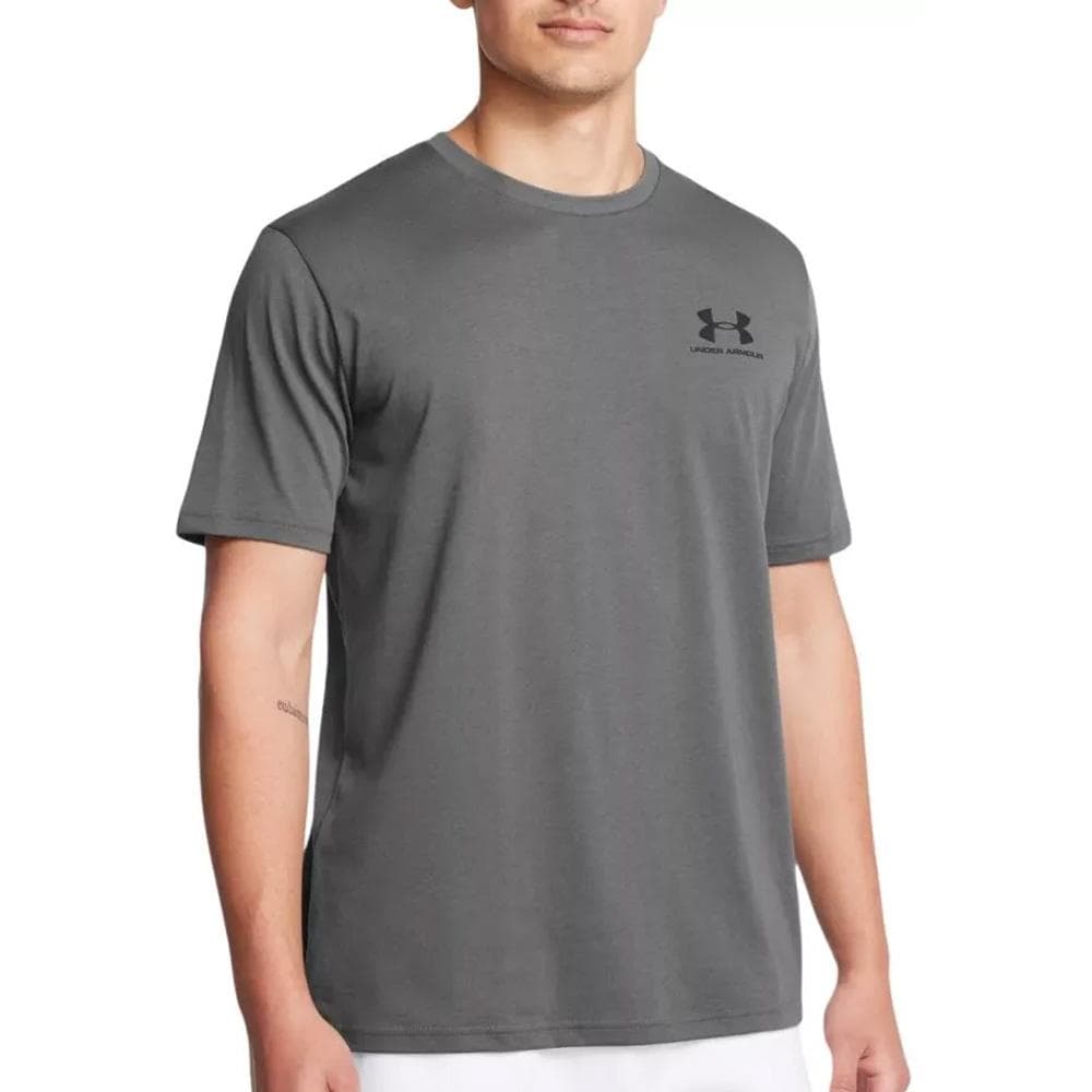 T-shirt Gris Foncé Homme Under Armour Left Chest 1