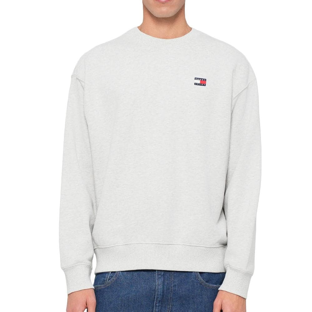 Sweat Gris Homme Tommy Hilfiger Badges 1
