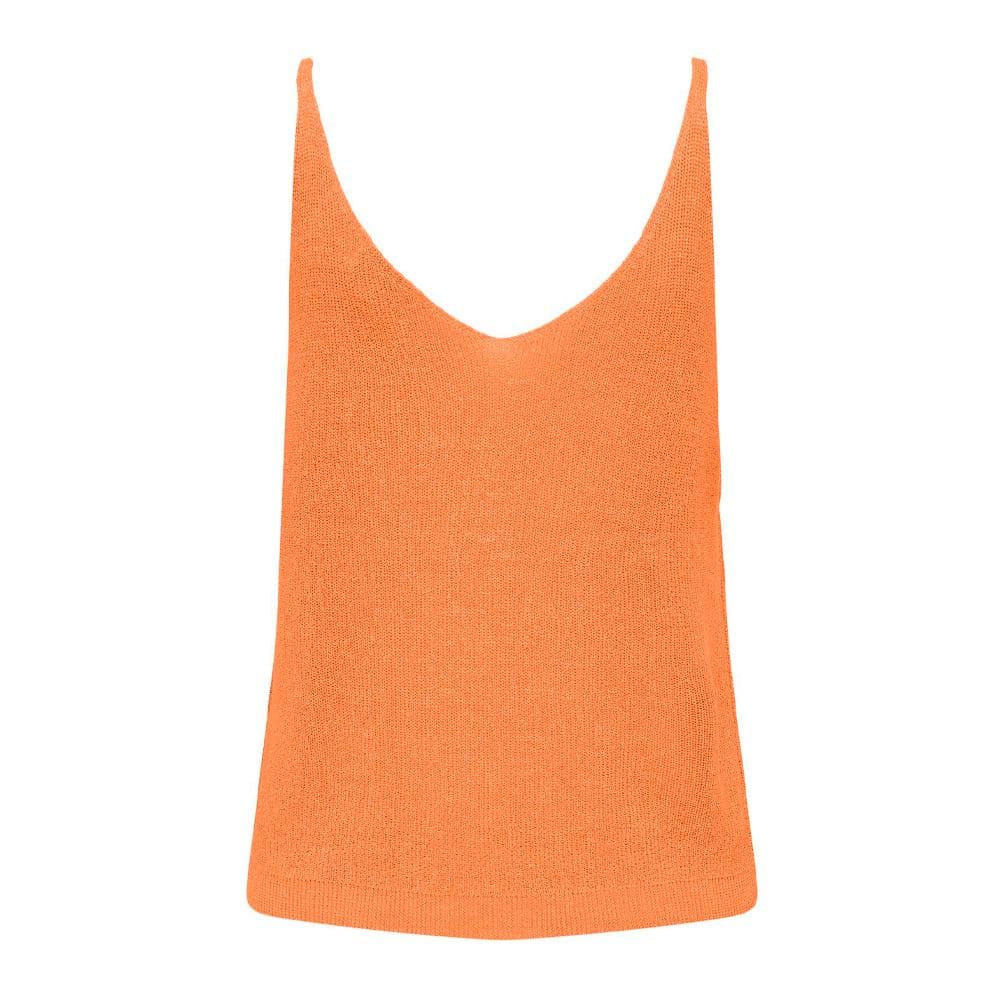 Débardeur Orange Femme Only Shina Sl Glitter 2