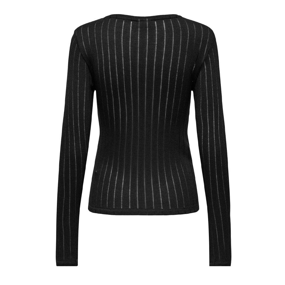 T-Shirt Manches Longues Noires Femme JDY Cordelia 2