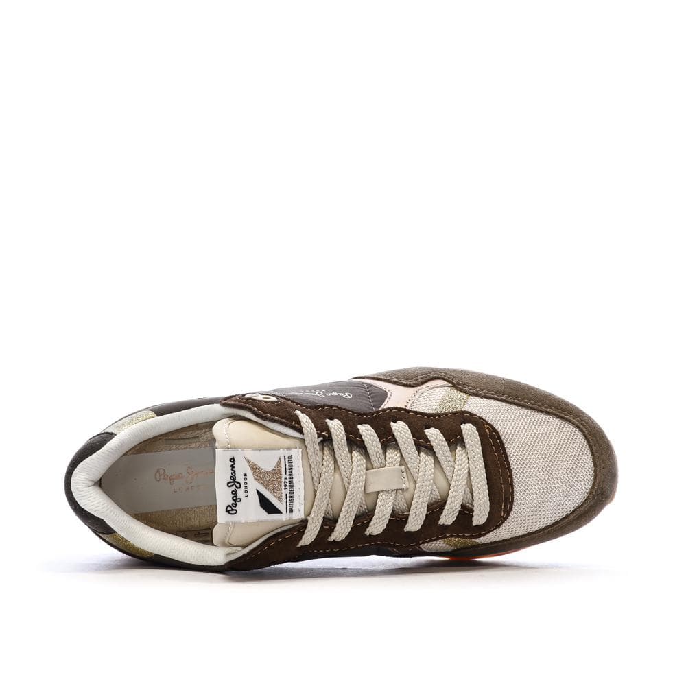 Baskets Marrons Femme Pepe jeans Brit Mixt 4