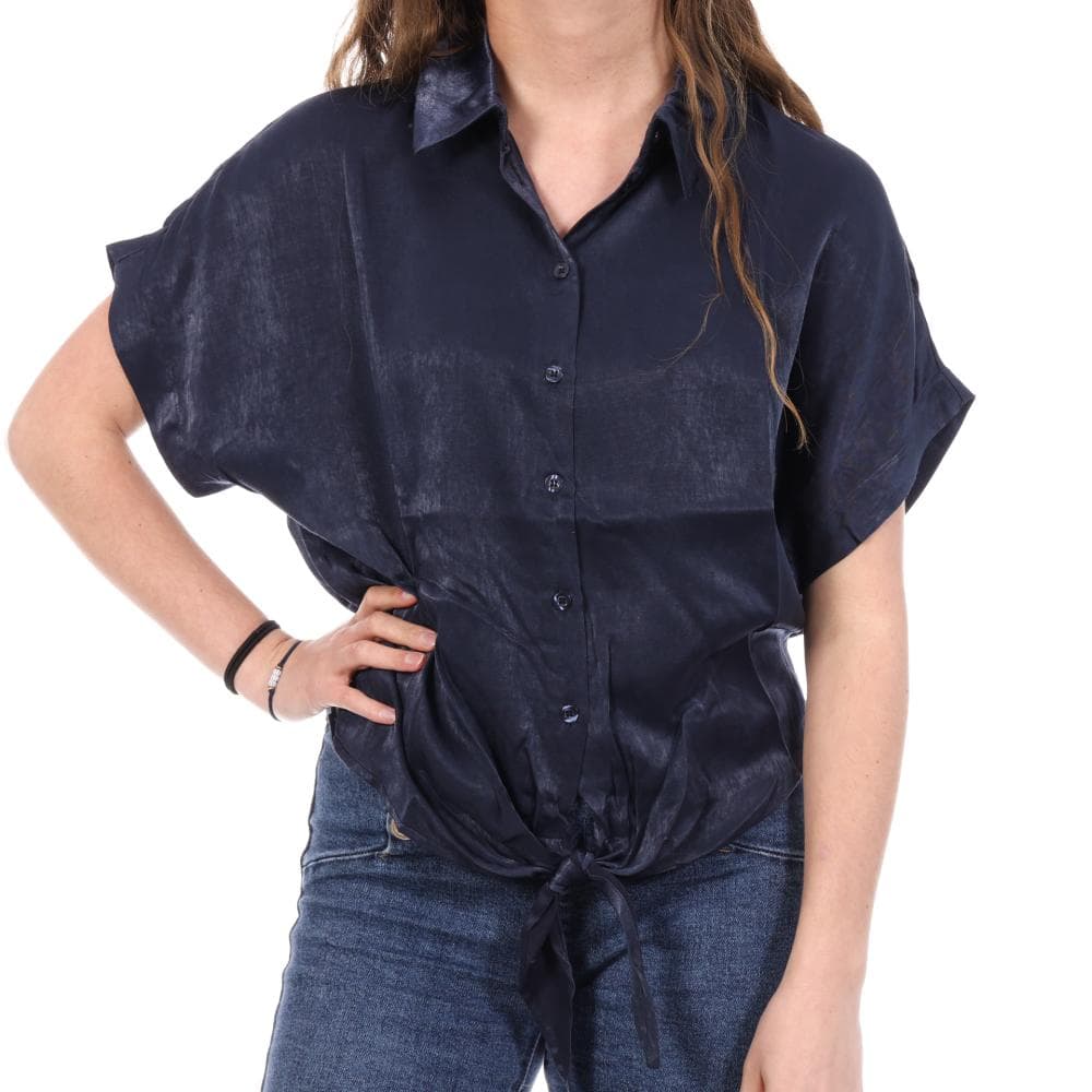 Chemise Satin Marine Femme An'ge Leonie 1